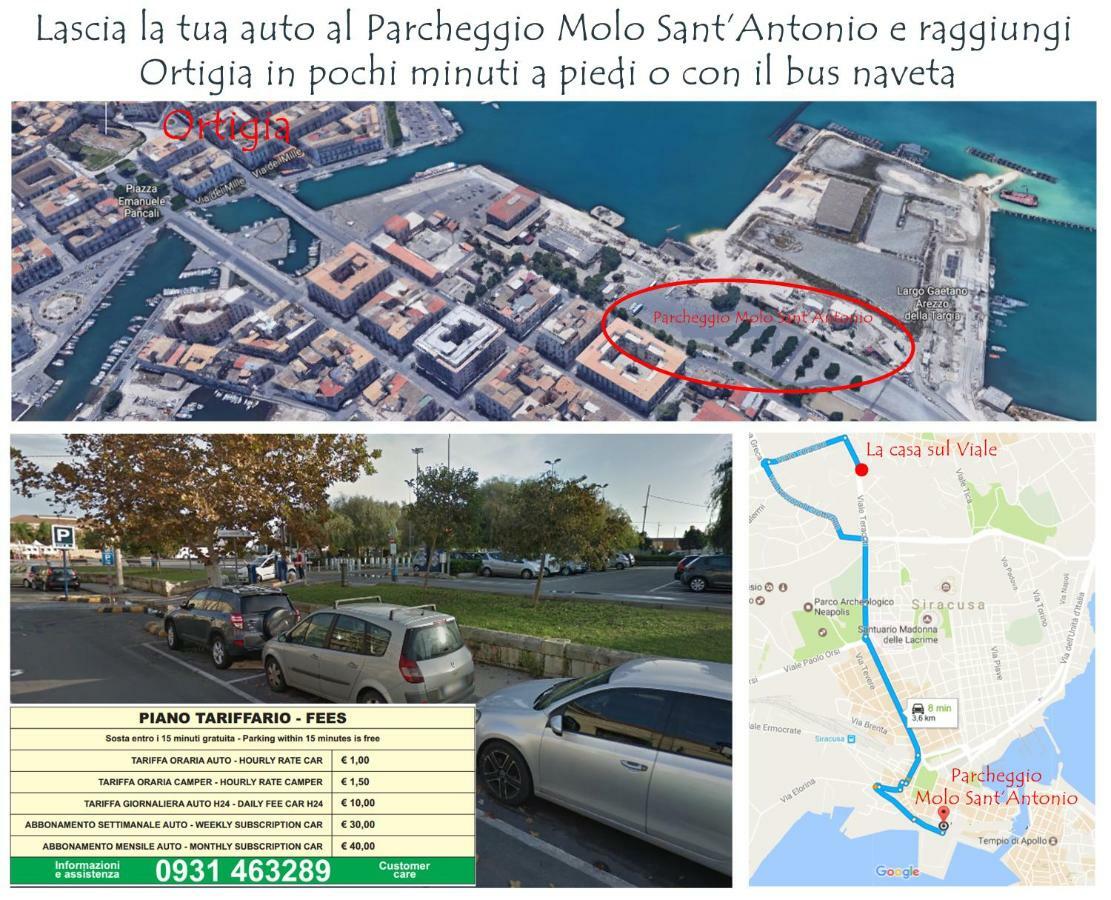 La Casa Sul Viale Leilighet Syracuse Eksteriør bilde